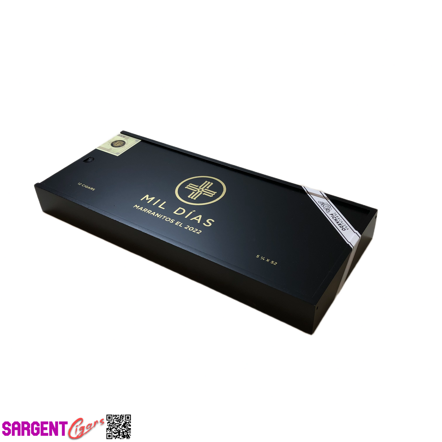 Mil Dias Marranitos 2022 Empty Wooden Cigar Box 12.25x5.25x1.25