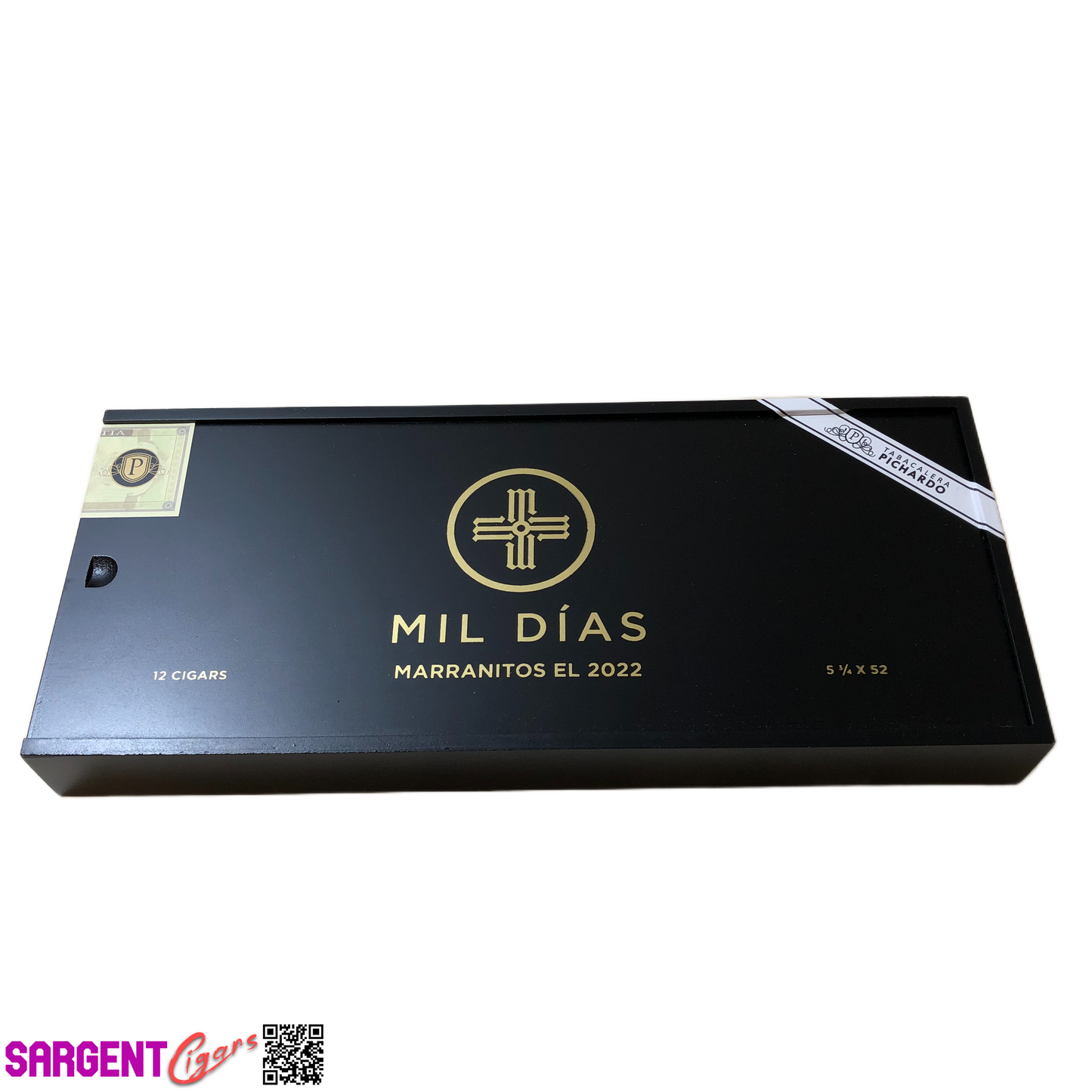 Mil Dias Marranitos 2022 Empty Wooden Cigar Box 12.25x5.25x1.25