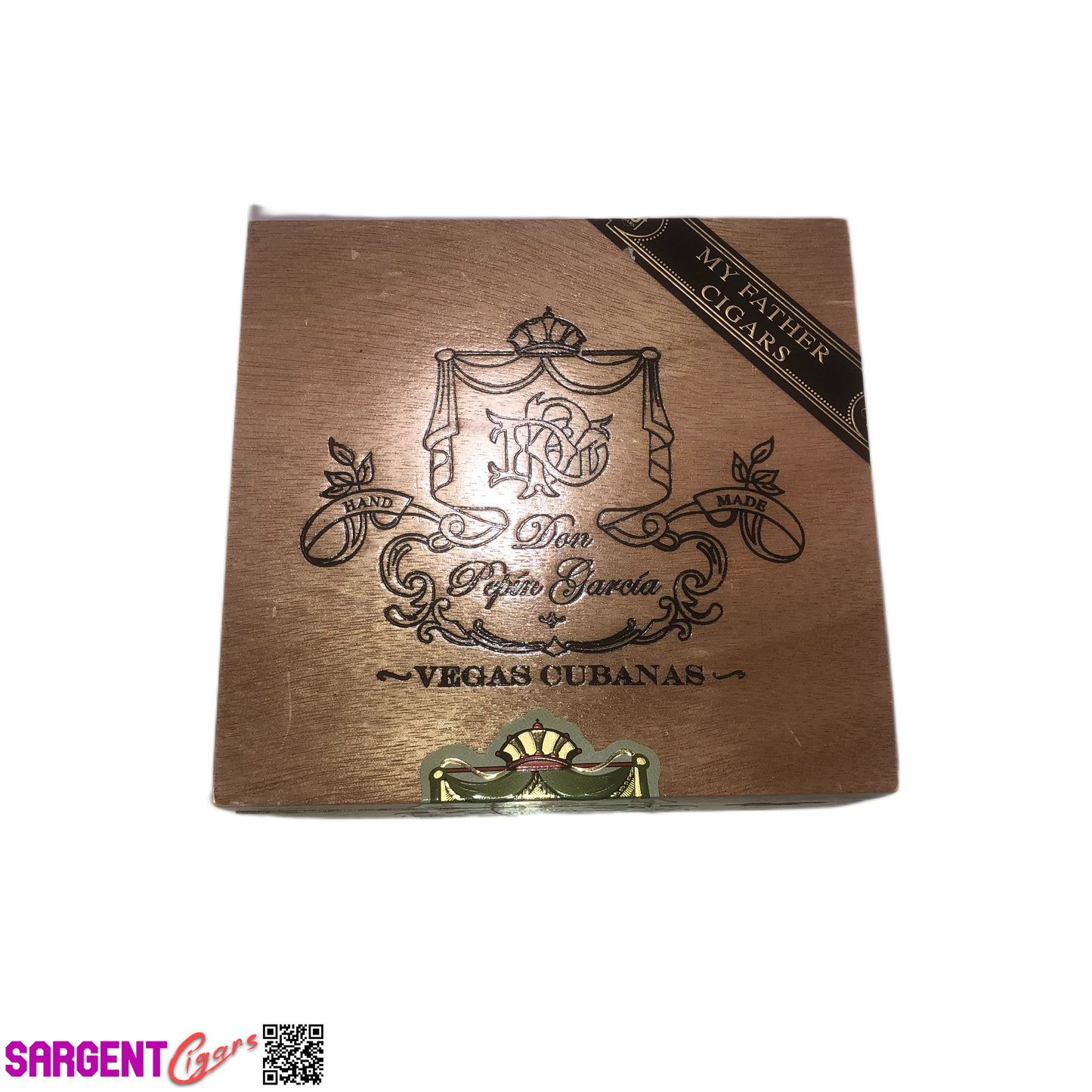 Don Pepin Garcia Vegas Invictos Empty Wooden Cigar Box 6.25x6x2.75