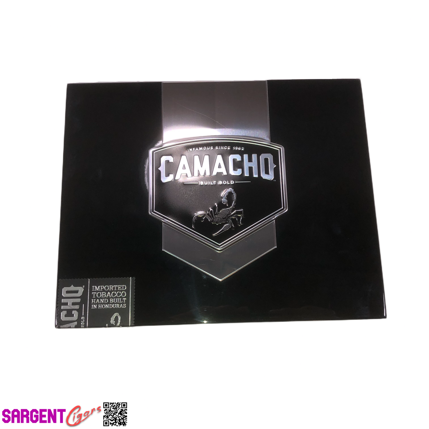Camacho Triple Maduro Toro Empty Wooden Cigar Box 8.75x7x2.25