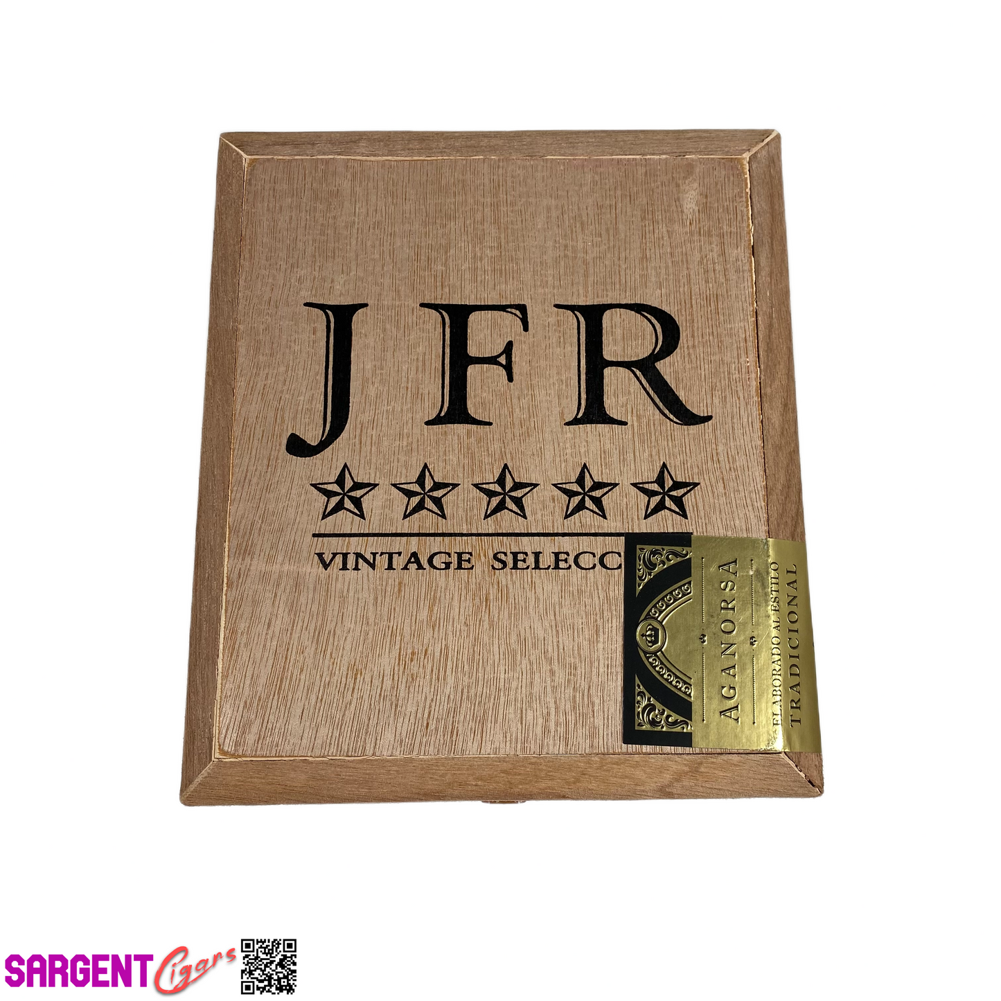 JFR Titan Corojo Empty Wooden Cigar Box 7x8.25x6