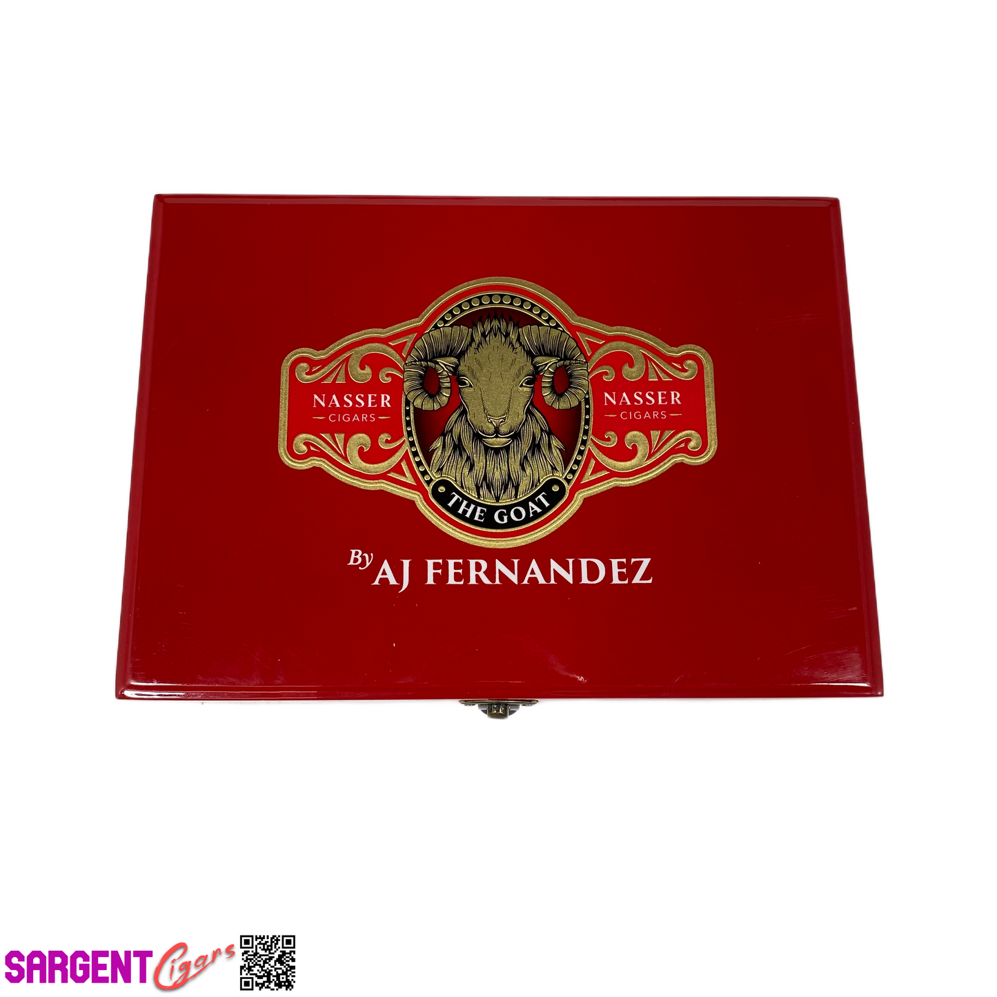 Nasser The Goat Gordo Empty Wooden Cigar Box 10x7.25x2.25