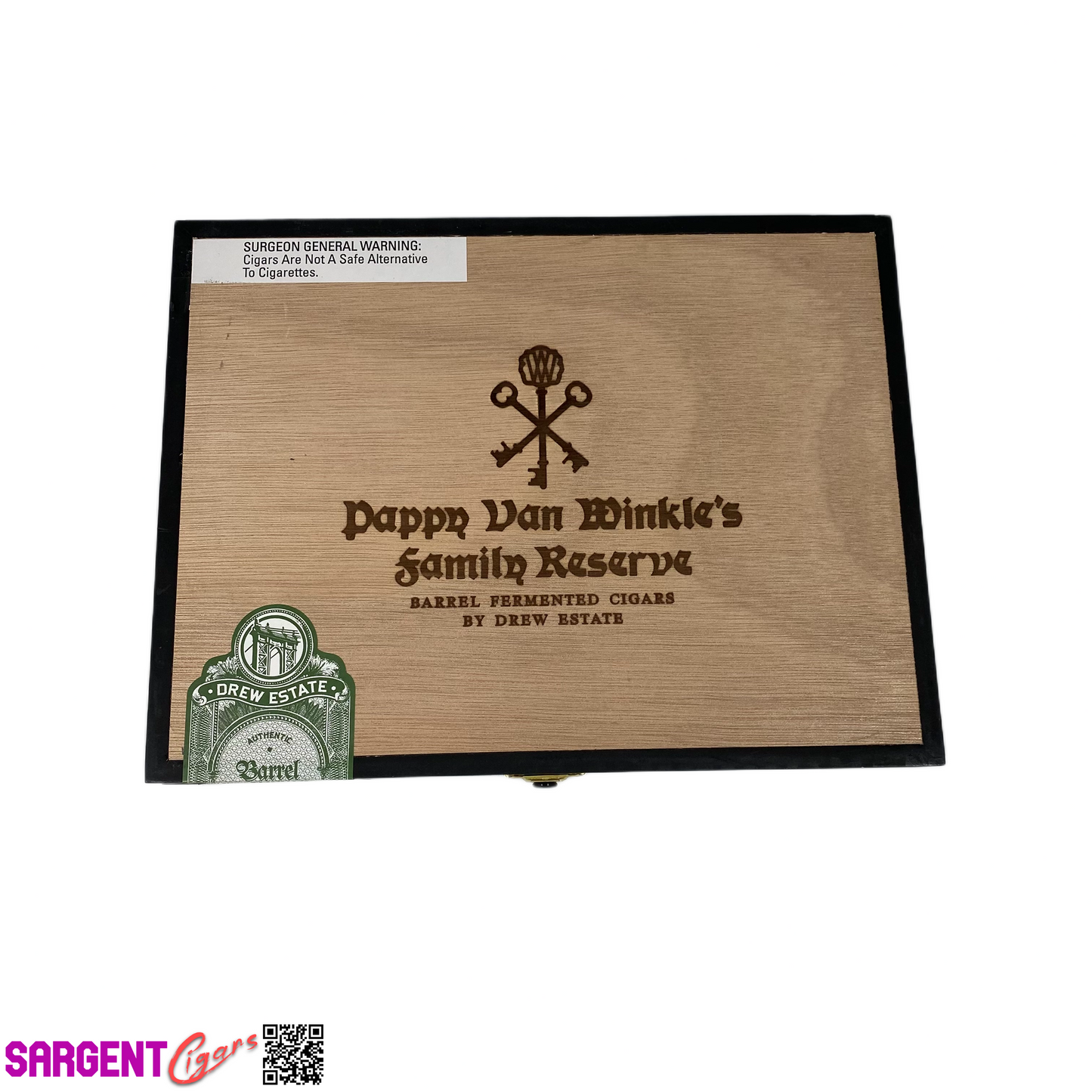 Pappy Van Winkle Toro Empty Wooden Cigar Box 9.75x7.25x1.25