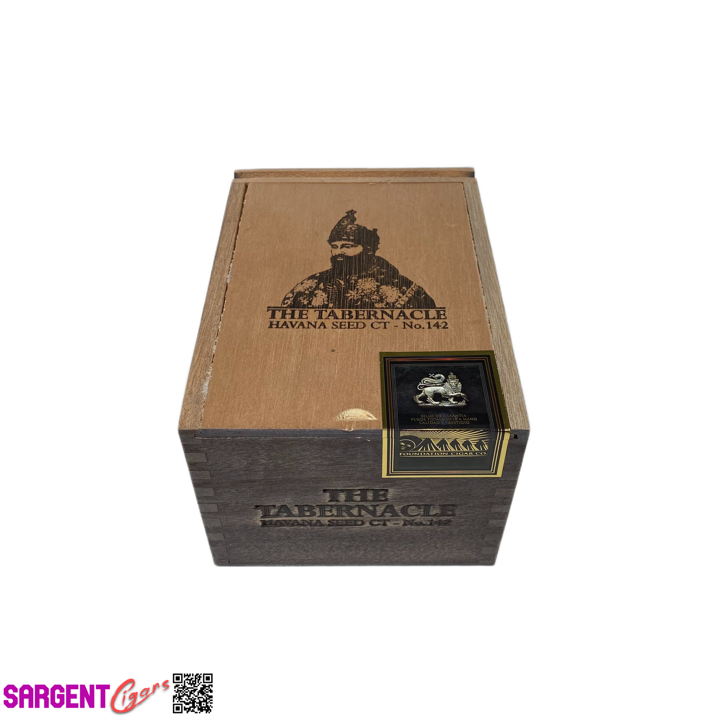 Tabernacle Hav Seed Corona Doble Empty Wooden Cigar Box 6x8x4.5
