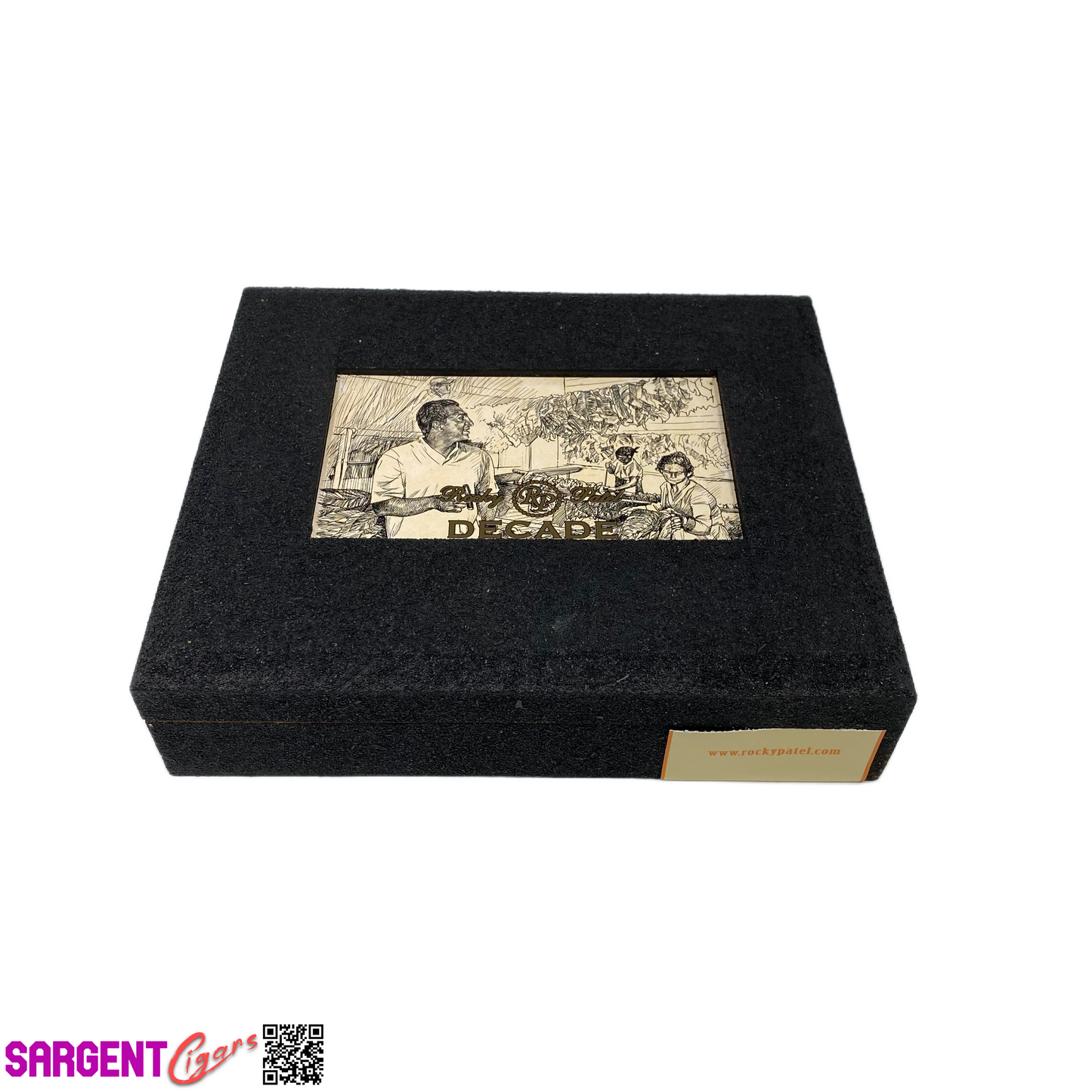Rocky Patel Decade Toro Empty Wooden Cigar Box 9.5x8x2