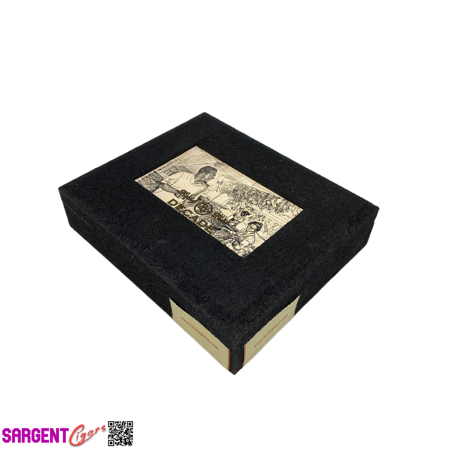 Rocky Patel Decade Toro Empty Wooden Cigar Box 9.5x8x2