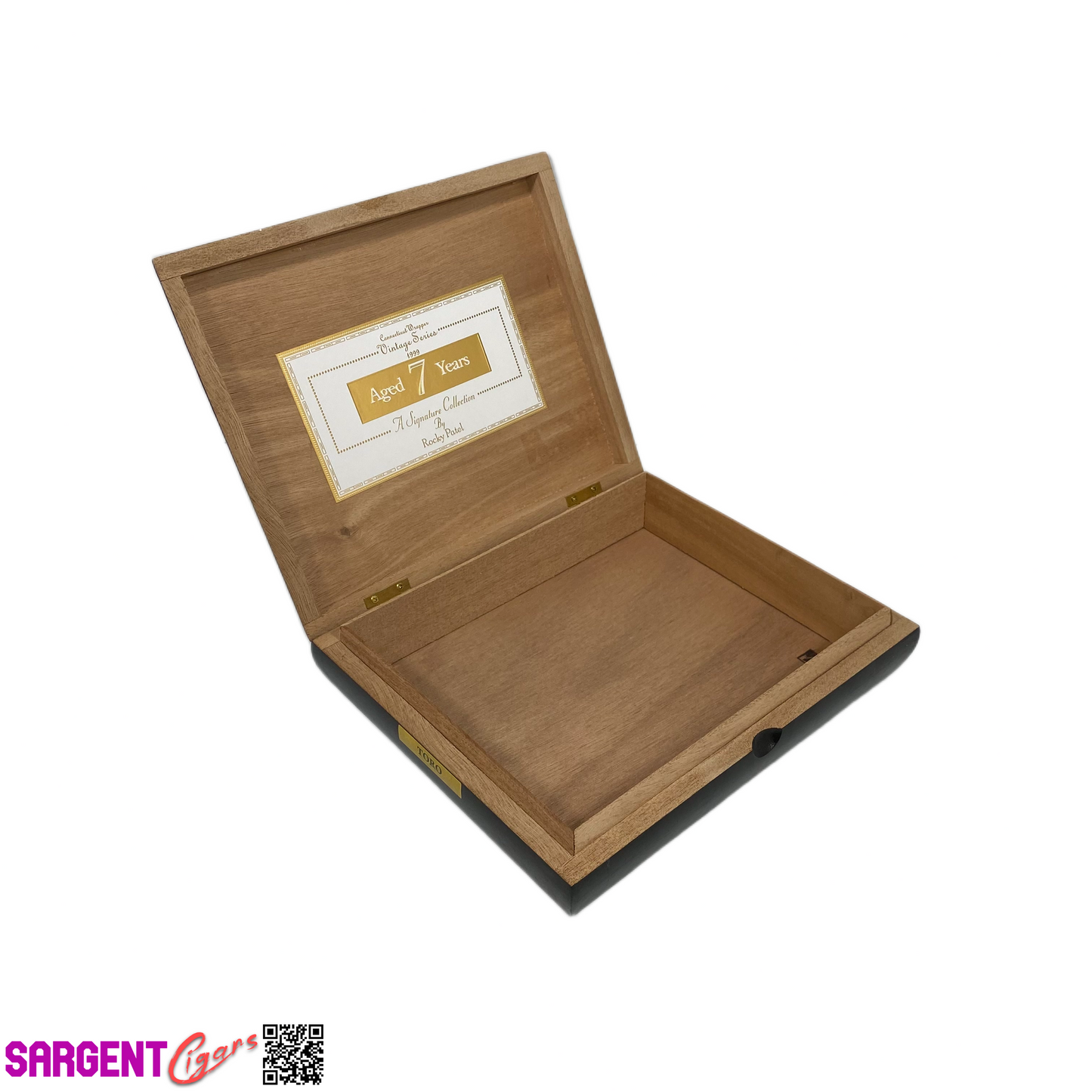 Rocky Patel Vintage Series 1999 Toro Empty Wooden Cigar Box 9.25x7.5x2
