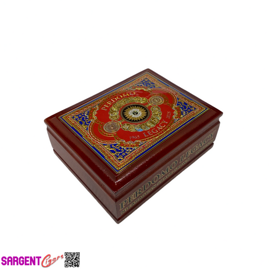 Perdomo Legacy Shade Robusto Empty Wooden Cigar Box 8x6.25x3.25