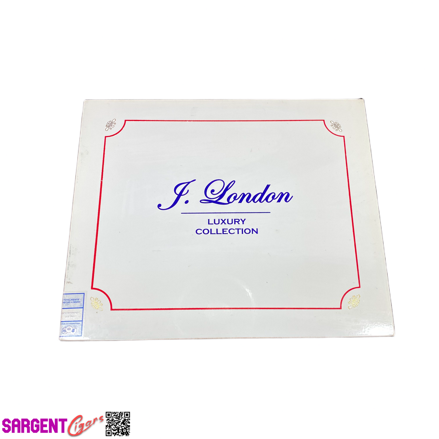 J London Luxury Collection Lancero Empty Wooden Cigar Box 11.25x9.5x1.5
