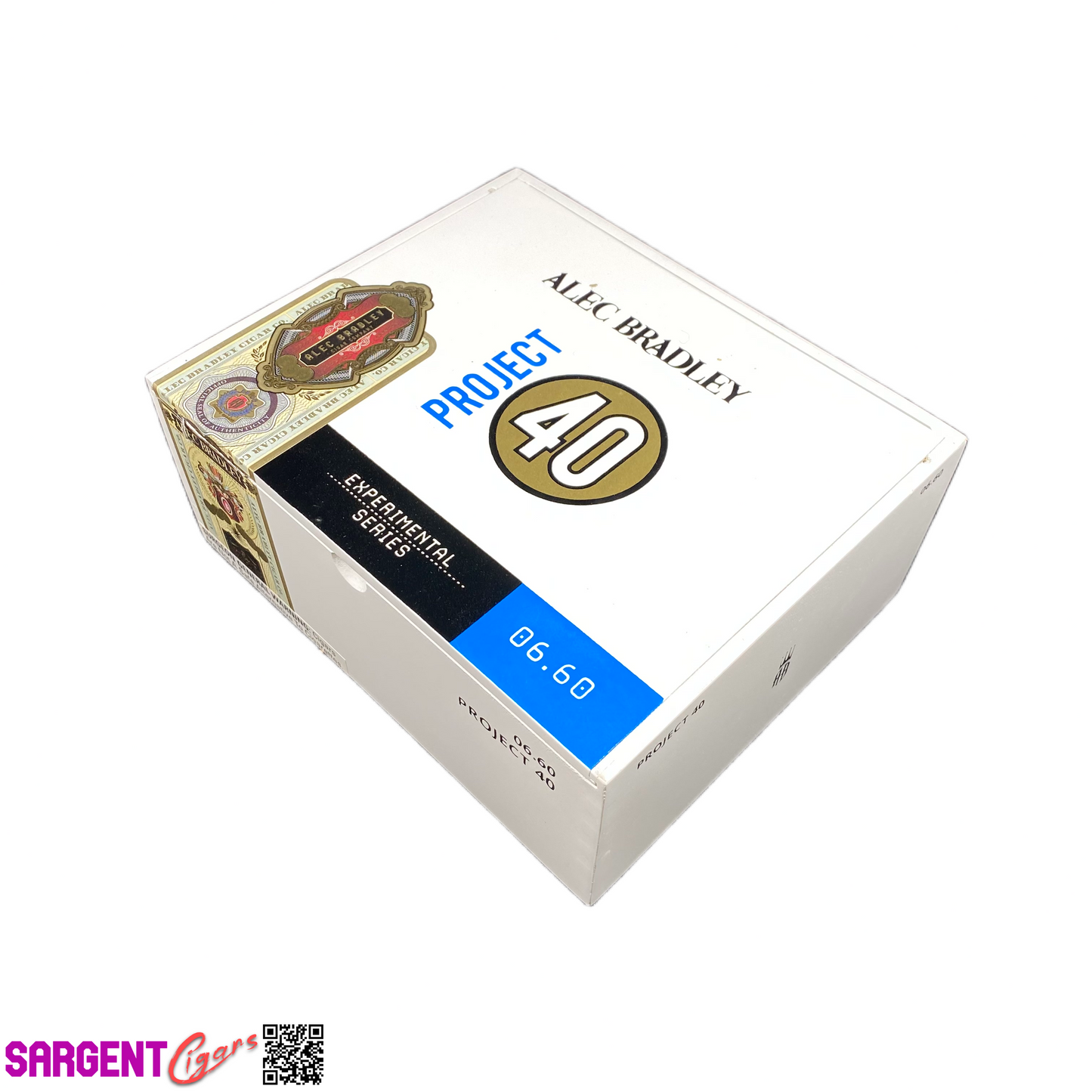 Alec Bradley Project 40 Gordo Empty Wooden Cigar Box 8x6.75x3.25