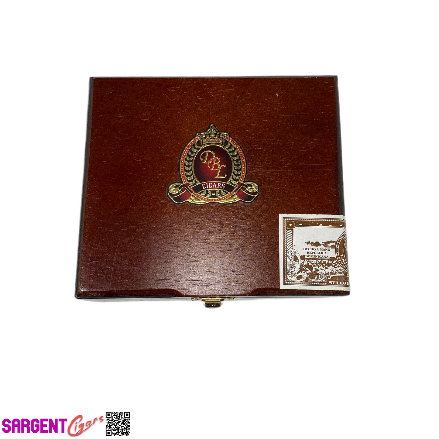 DBL Formula Belicoso Empty Wooden Cigar Box 6.25x5.75x3