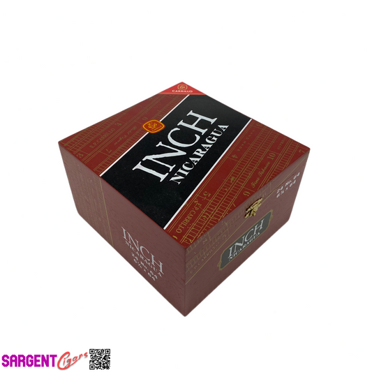 Ep Carrillo Inch No64 Empty Wooden Cigar Box 7x7.5x4.5