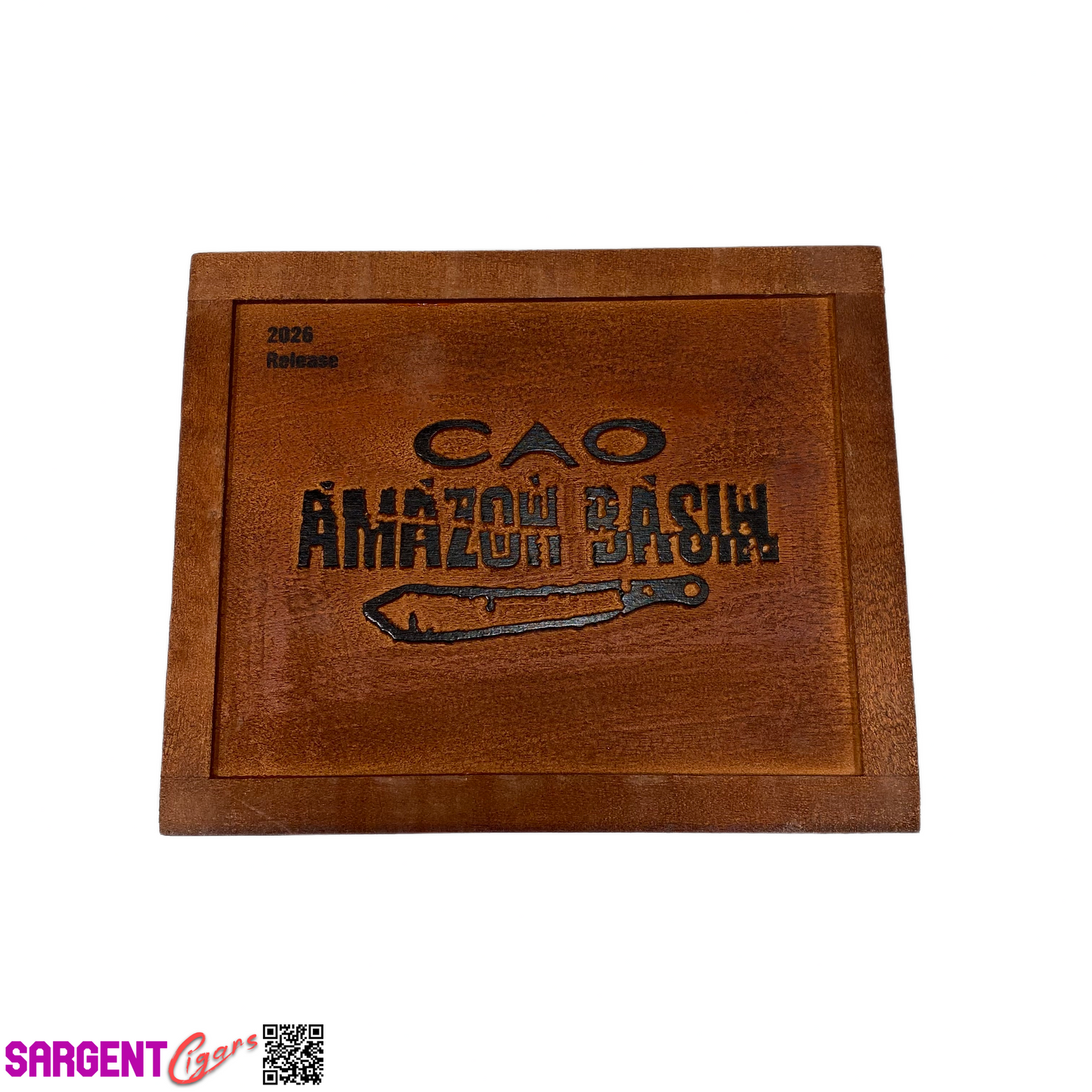 Cao Amazon Basin 2026 Empty Wooden Cigar Box 8.75x7x2.25