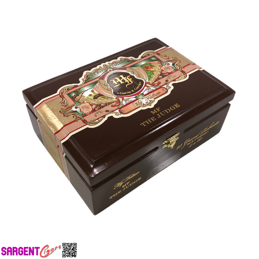 My Father Cigars The Judge Grand Robusto Empty Wooden Cigar Box 8.5x6x3.25