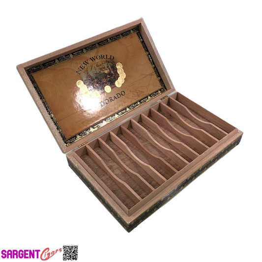 Aj Fernandez Dorado Robusto Empty Wooden Cigar Box 10.75x6.5x2