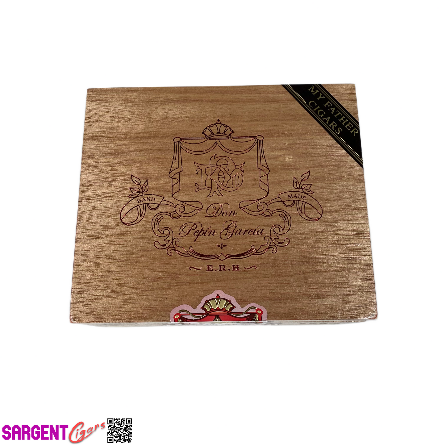 Don Pepin Garcia ERH Robusto Empty Wooden Cigar Box 7x6x3