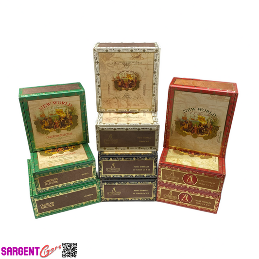 Lot of 10 AJ Fernandez New World Empty Cigar Boxes