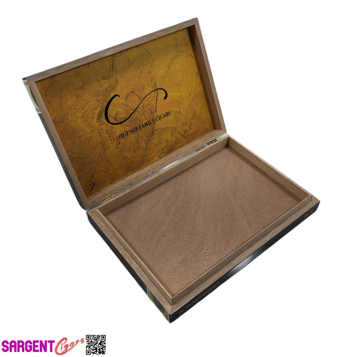 Ozgener LE22 Empty Wooden Cigar Box 10.25x7x1.5