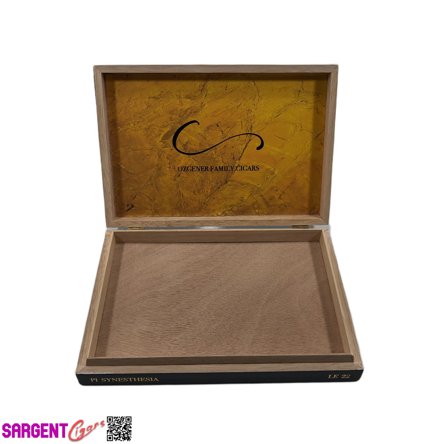 Ozgener LE22 Empty Wooden Cigar Box 10.25x7x1.5