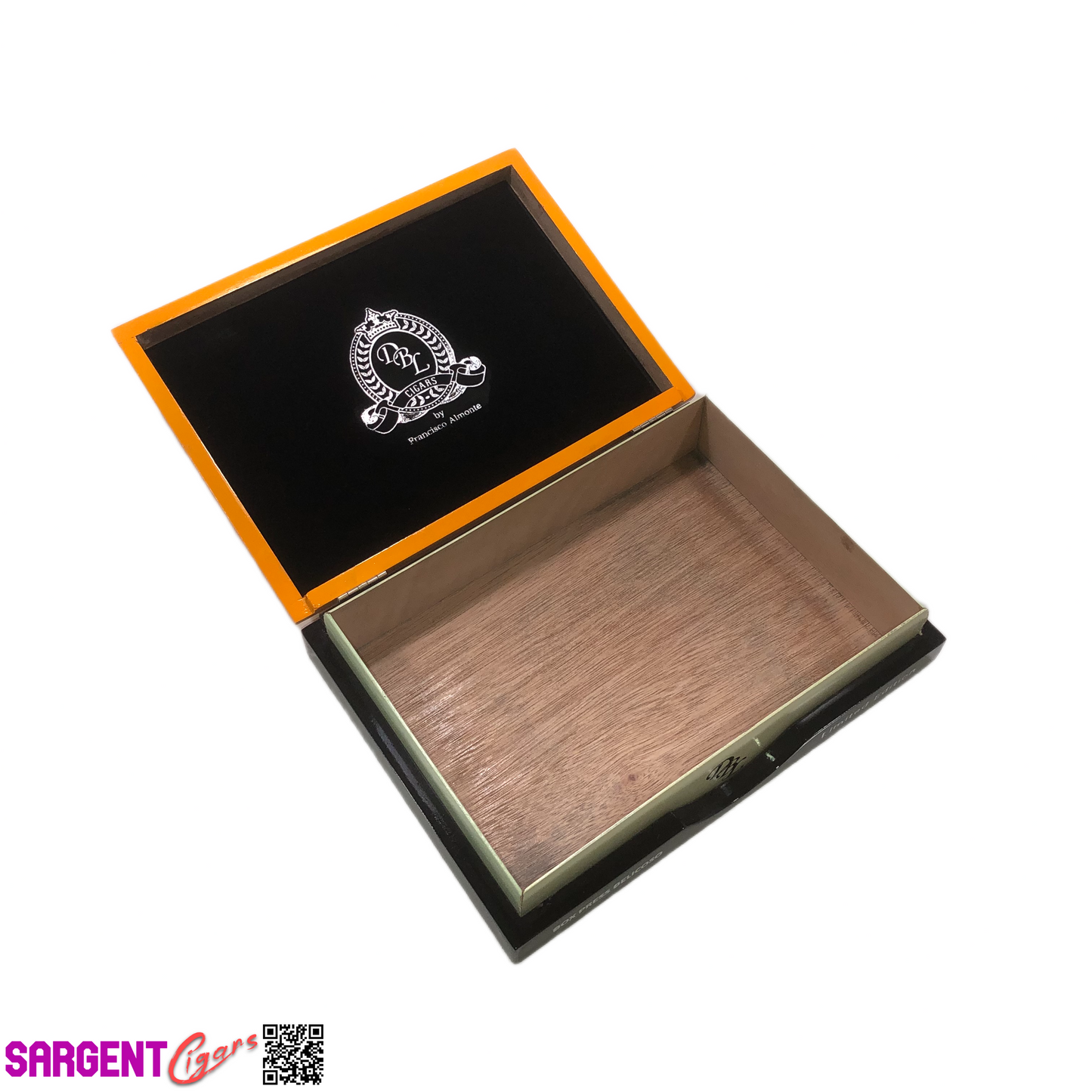 DBL Tamo Lindo El Amarillo Belicoso Empty Wooden Cigar Box 9.5x7x2