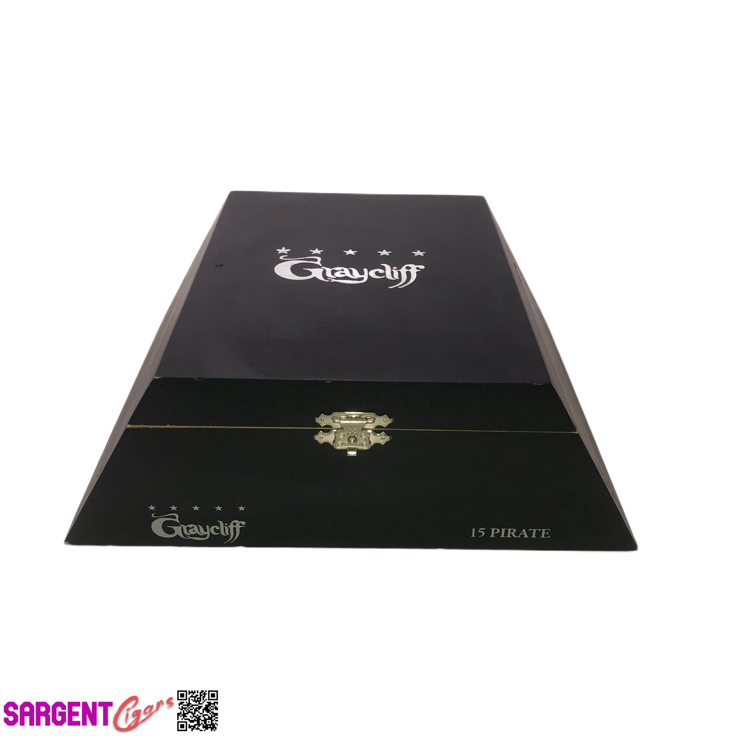 Graycliff Pirate Empty Wooden Cigar Box 8.25x7x3