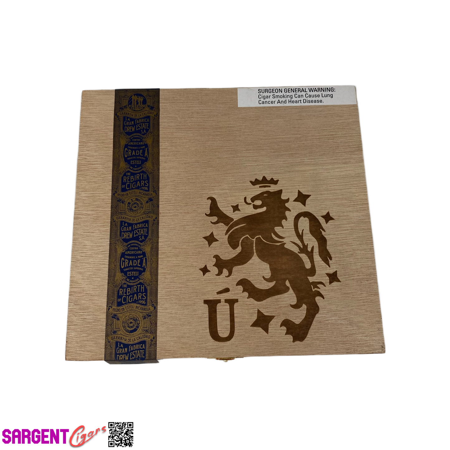 Liga Privada Ratzilla Empty Wooden Cigar Box 8.5x8x1.5