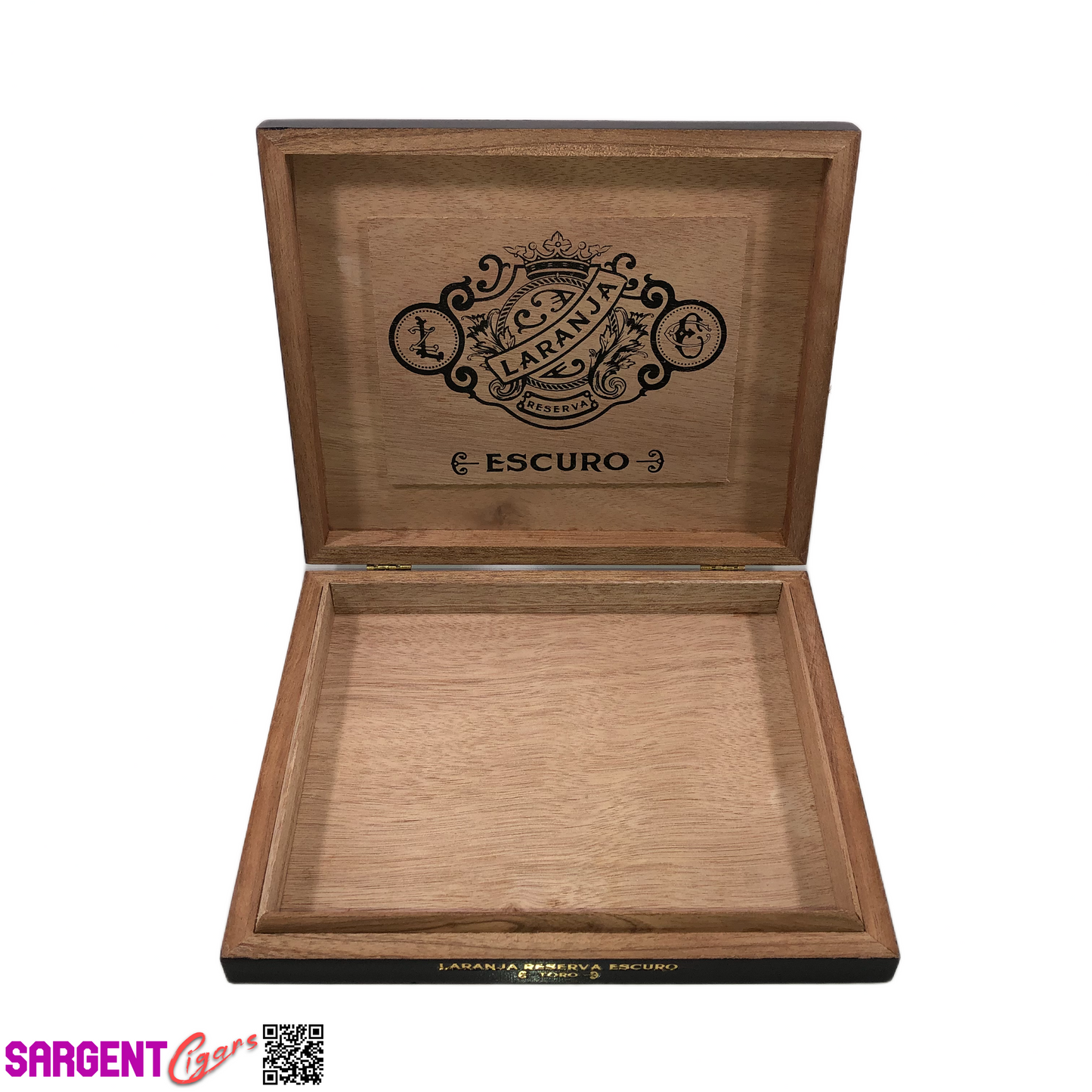Espinosa Laranja Escuro Toro Empty Wooden Cigar Box 8.5x7.25x1.25