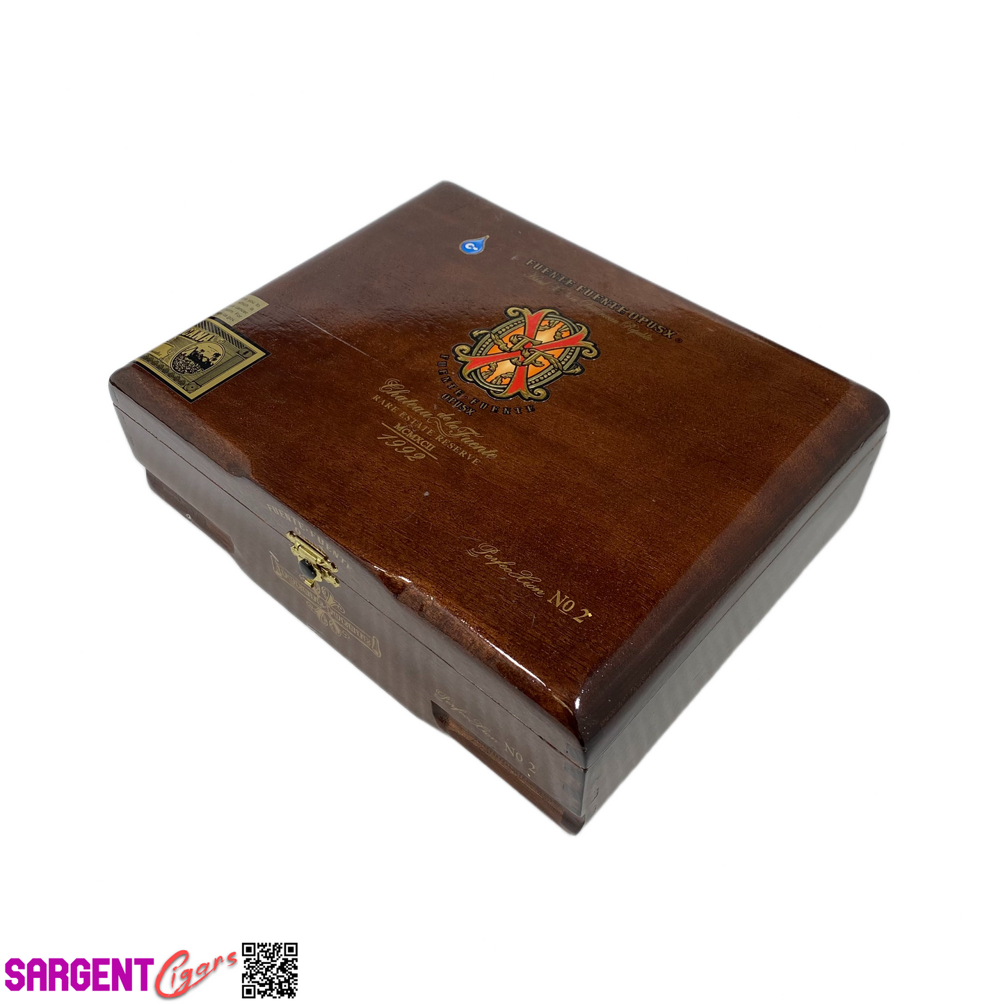 Arturo Fuente Opus X Perfection No2 Empty Wooden Cigar Box 9.5x7.5x3