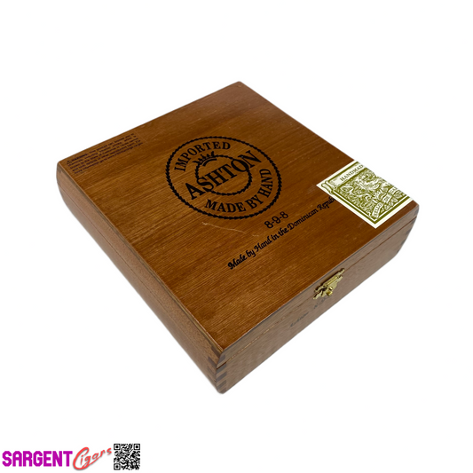 Ashton Classic 898 Empty Wooden Cigar Box 7x7.25x2.25 (1)