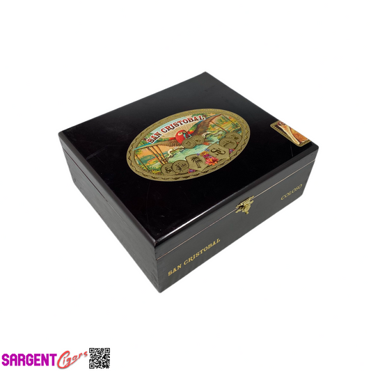 San Cristobal Coloso Empty Wooden Cigar Box 8.5x7.75x3.5