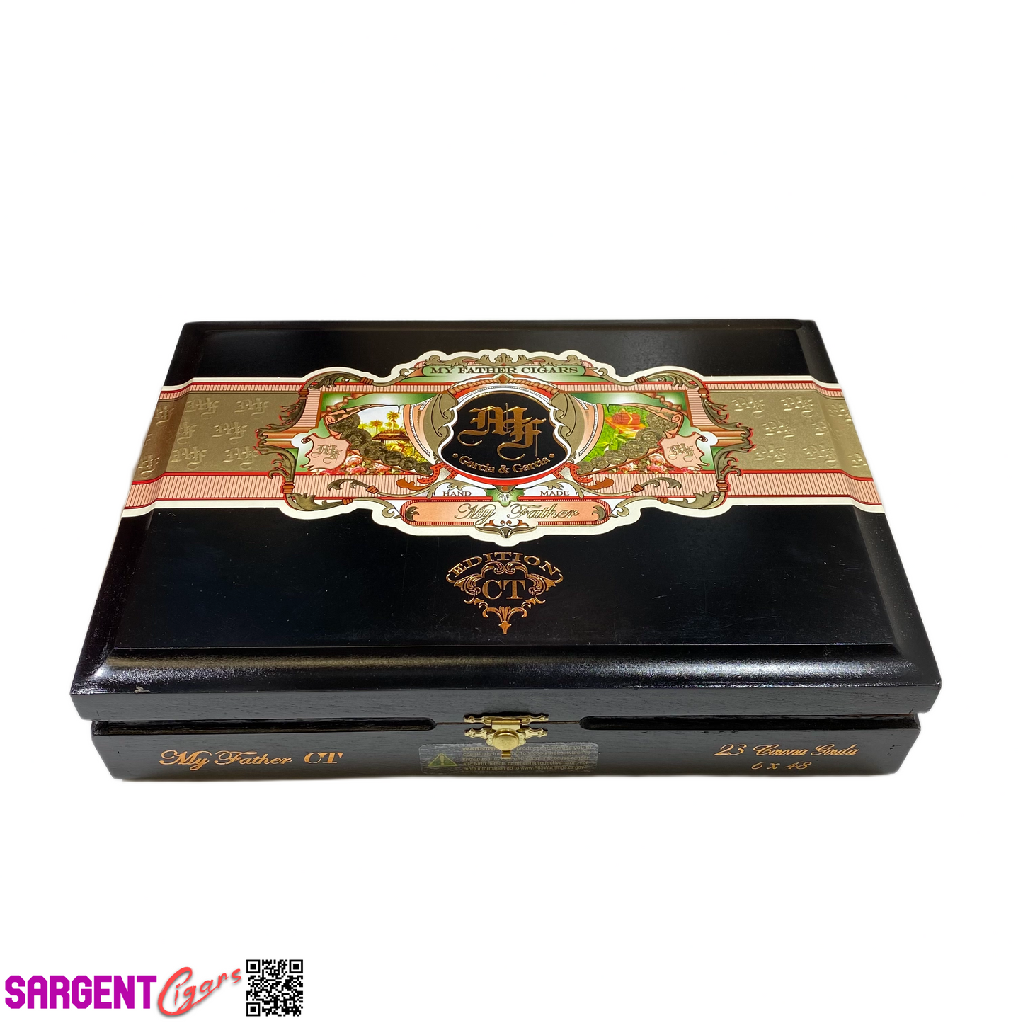 My Father Cigars Connecticut Corona Gorda Empty Wooden Cigar Box 9.75x7x2