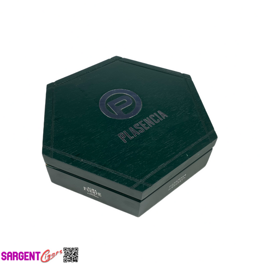 Plasencia Hexagon Empty Wooden Cigar Box 10x8.5x2.5 (1)