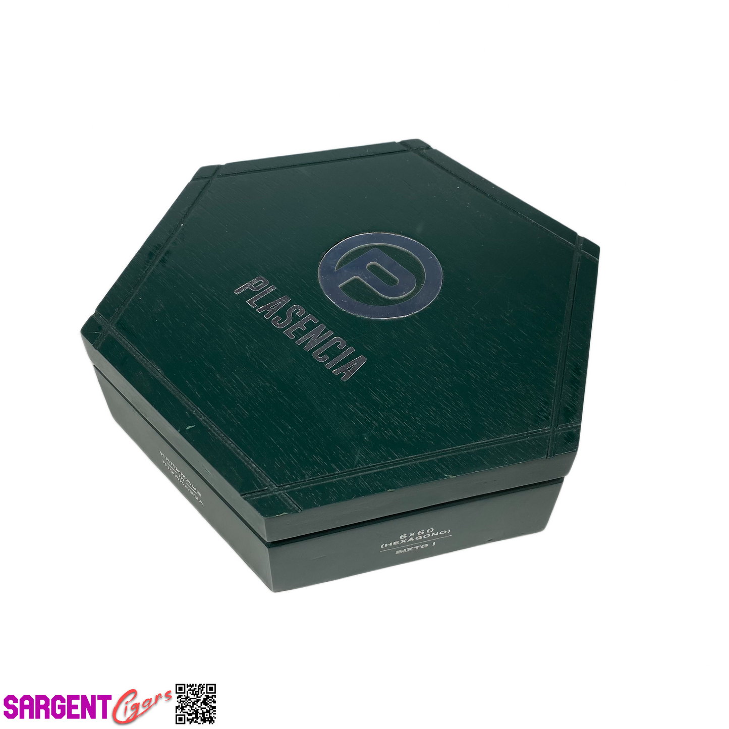 Plasencia Hexagon Empty Wooden Cigar Box 10x8.5x2.5 (1)