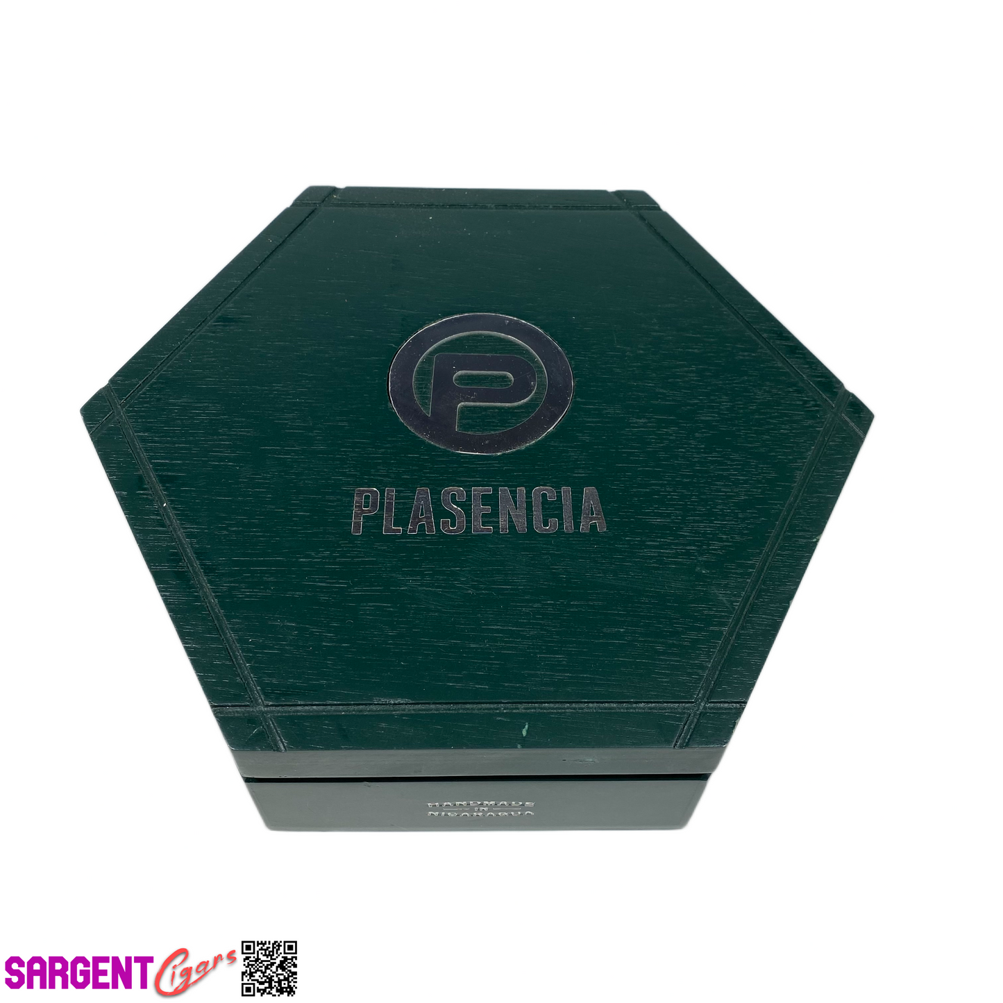 Plasencia Hexagon Empty Wooden Cigar Box 10x8.5x2.5 (1)