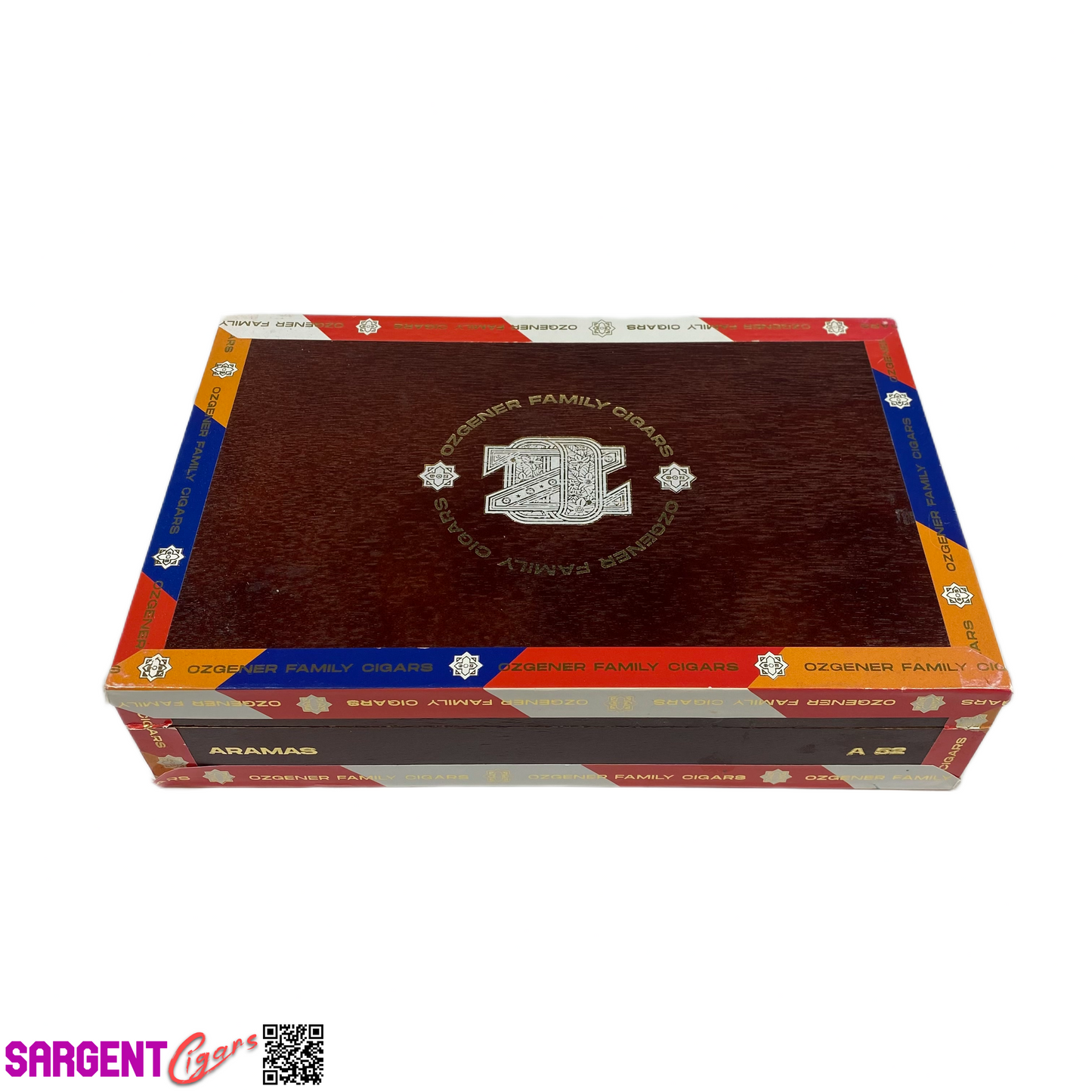 Ozgener A52 Empty Wooden Cigar Box 9x6x2