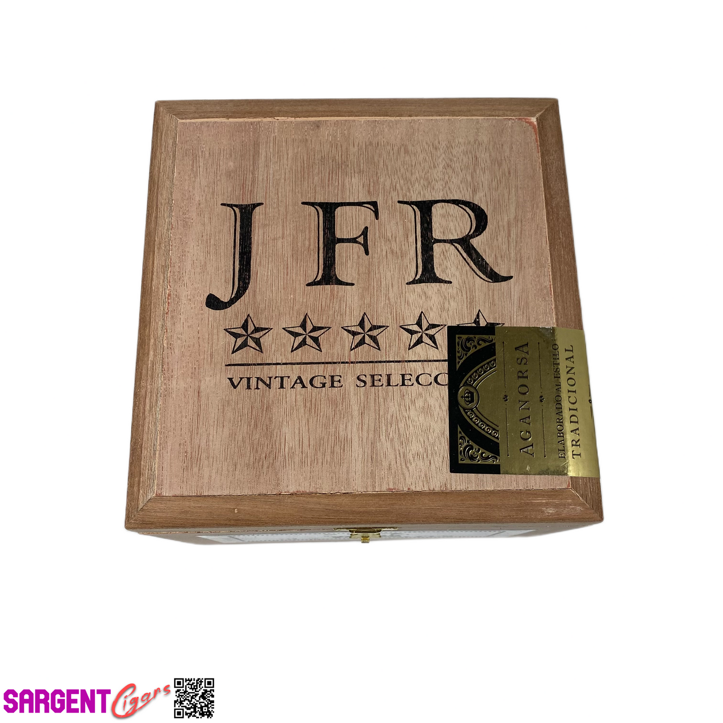 JFR Corojo Super Toro Empty Wooden Cigar Box 7.25x7.5x5.5