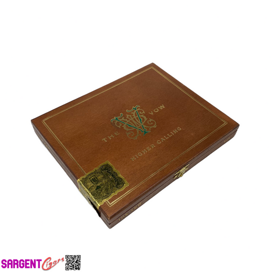 Avowed The Vow Higher Calling Toro Empty Wooden Cigar Box 8.5x7x1