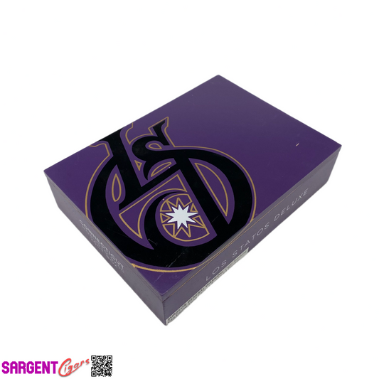 Los Statos Connecticut Robusto Empty Wooden Cigar Box 9x6.5x2