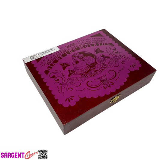 Deadwood Dia de los Muertos 2025 Empty Wooden Cigar Box 9.25x7.25x1.75