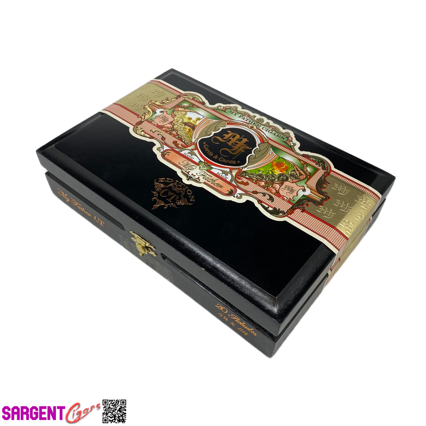 My Father Connecticut Robusto Empty Wooden Cigar Box 9x6.25x2.25 (1)