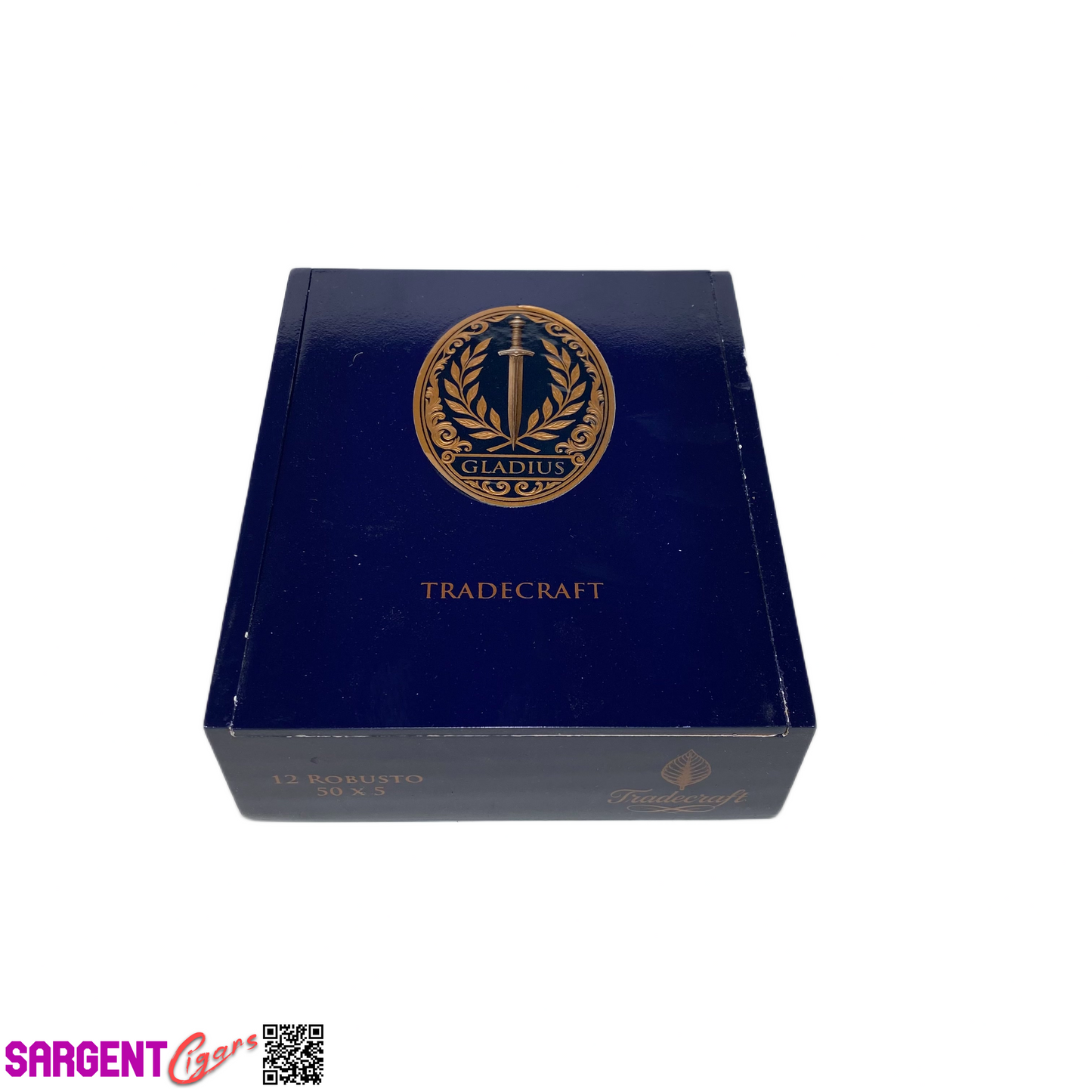 Tradecraft Gladius Robusto Empty Wooden Cigar Box 5.25x6x2