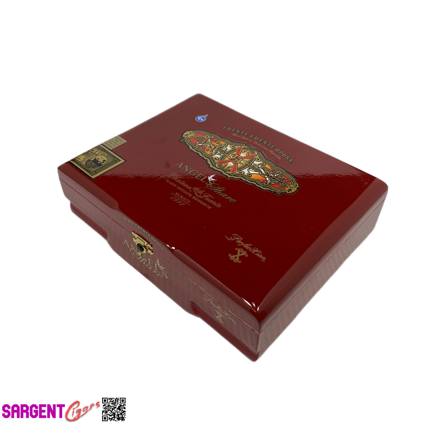 Arturo Fuente Opus X Angel Share Perfection Empty Wooden Cigar Box 9.5x7.5x2.75