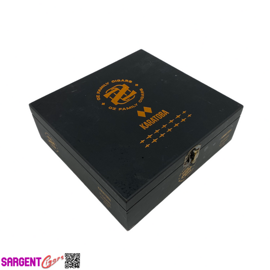 Ozgener Karatoba Gordo Empty Wooden Cigar Box 7.75x7.5x2.5