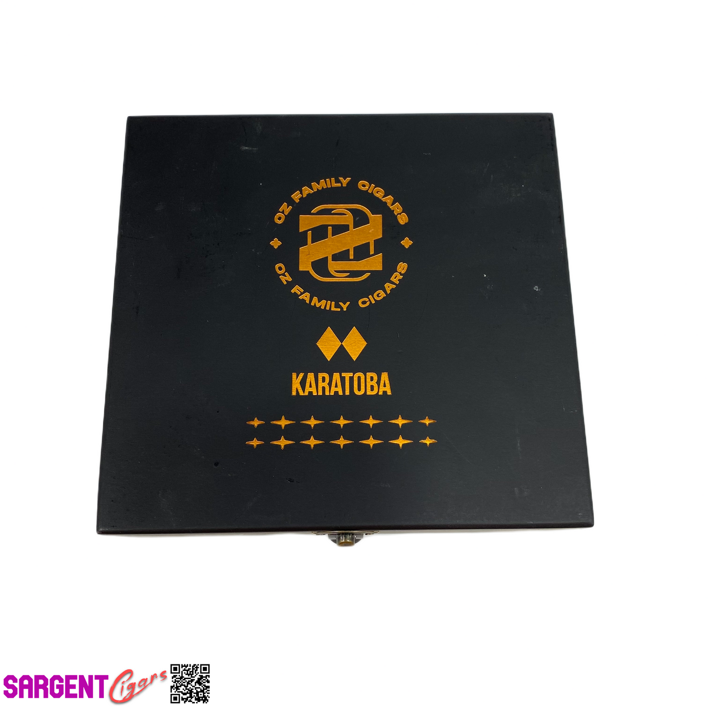 Ozgener Karatoba Gordo Empty Wooden Cigar Box 7.75x7.5x2.5