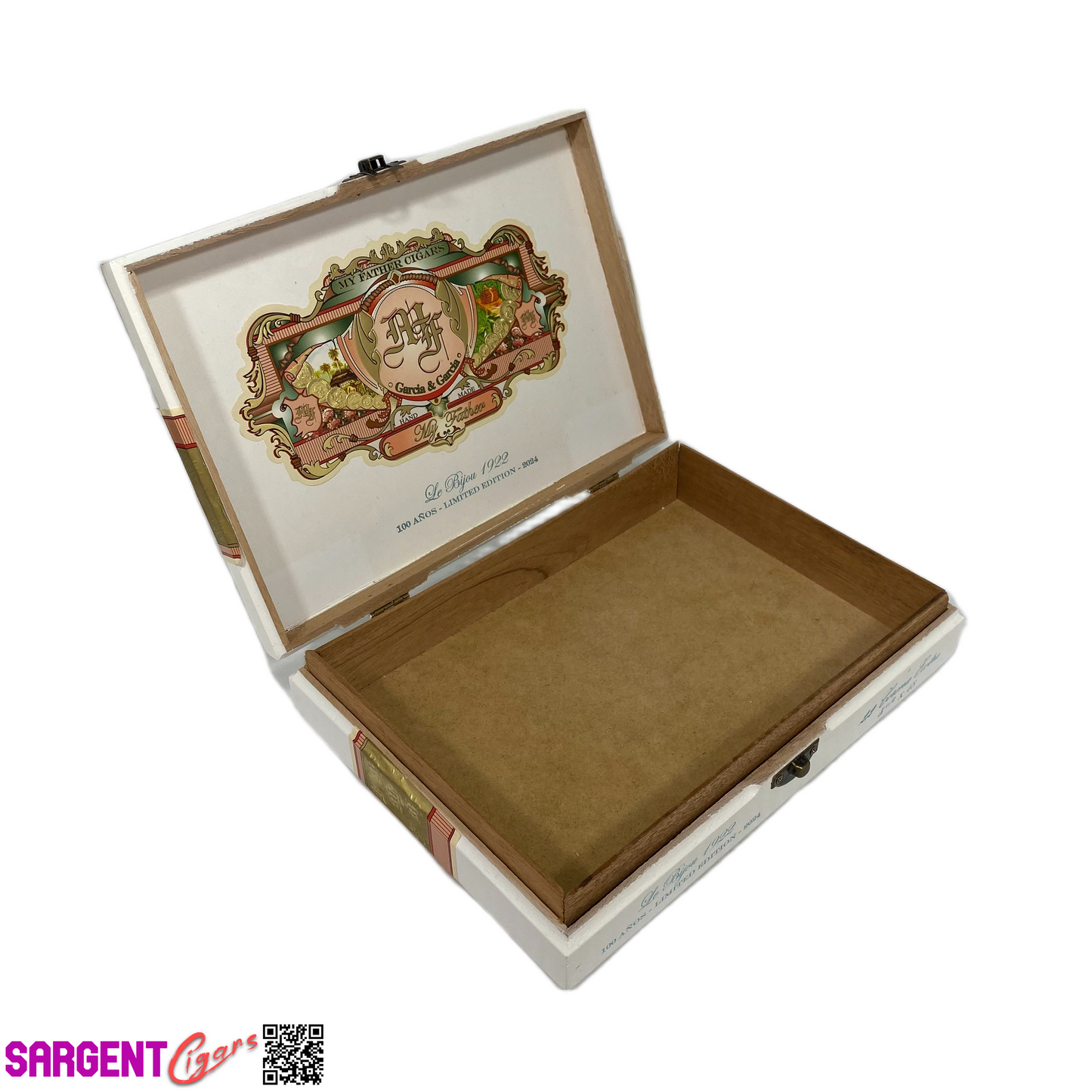 My Father Cigars Le Bijou 1922 Corona Extra Empty Wooden Cigar Box 9.25x6.75x2