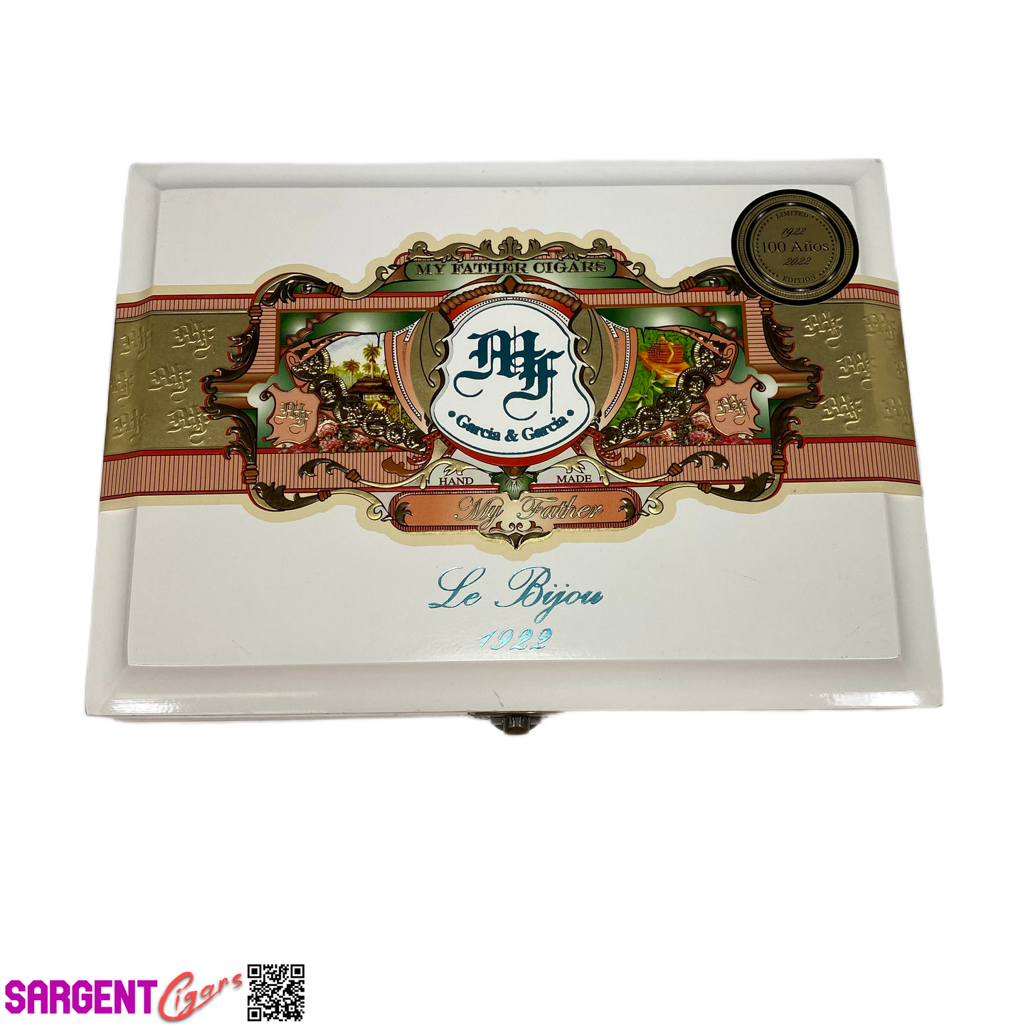 My Father Cigars Le Bijou 1922 Corona Extra Empty Wooden Cigar Box 9.25x6.75x2