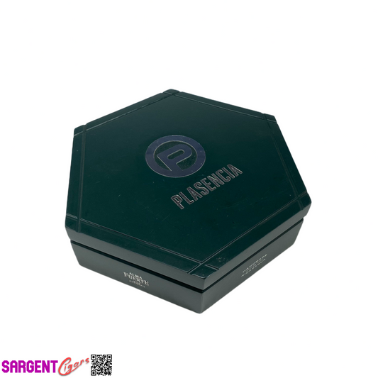 Plasencia Hexagon Empty Wooden Cigar Box 10x8.5x2.5 (2)