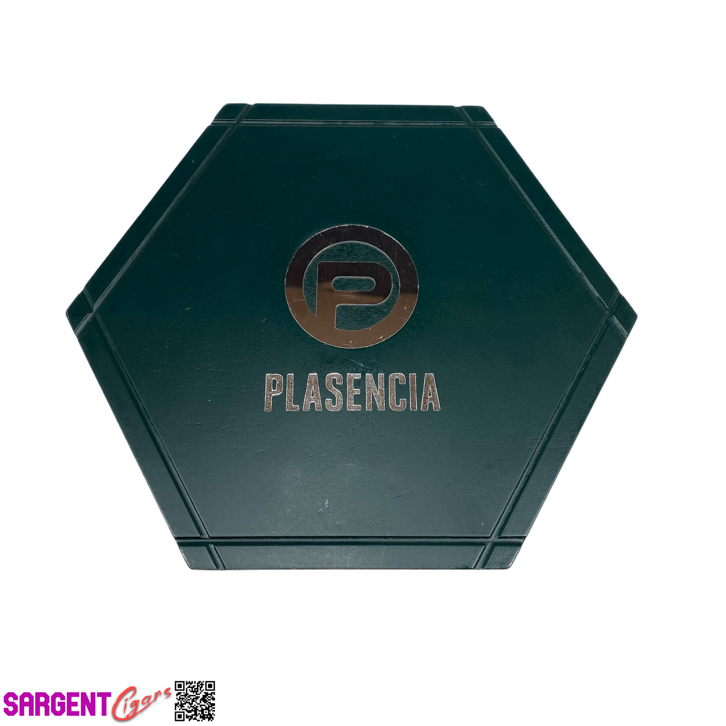 Plasencia Hexagon Empty Wooden Cigar Box 10x8.5x2.5 (2)