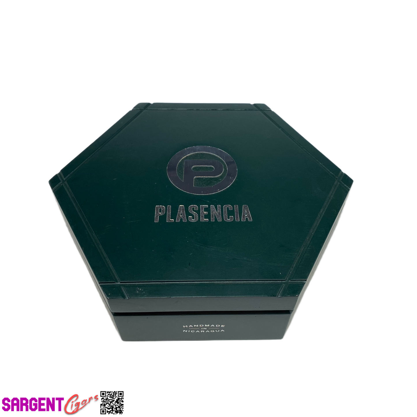 Plasencia Hexagon Empty Wooden Cigar Box 10x8.5x2.5 (2)