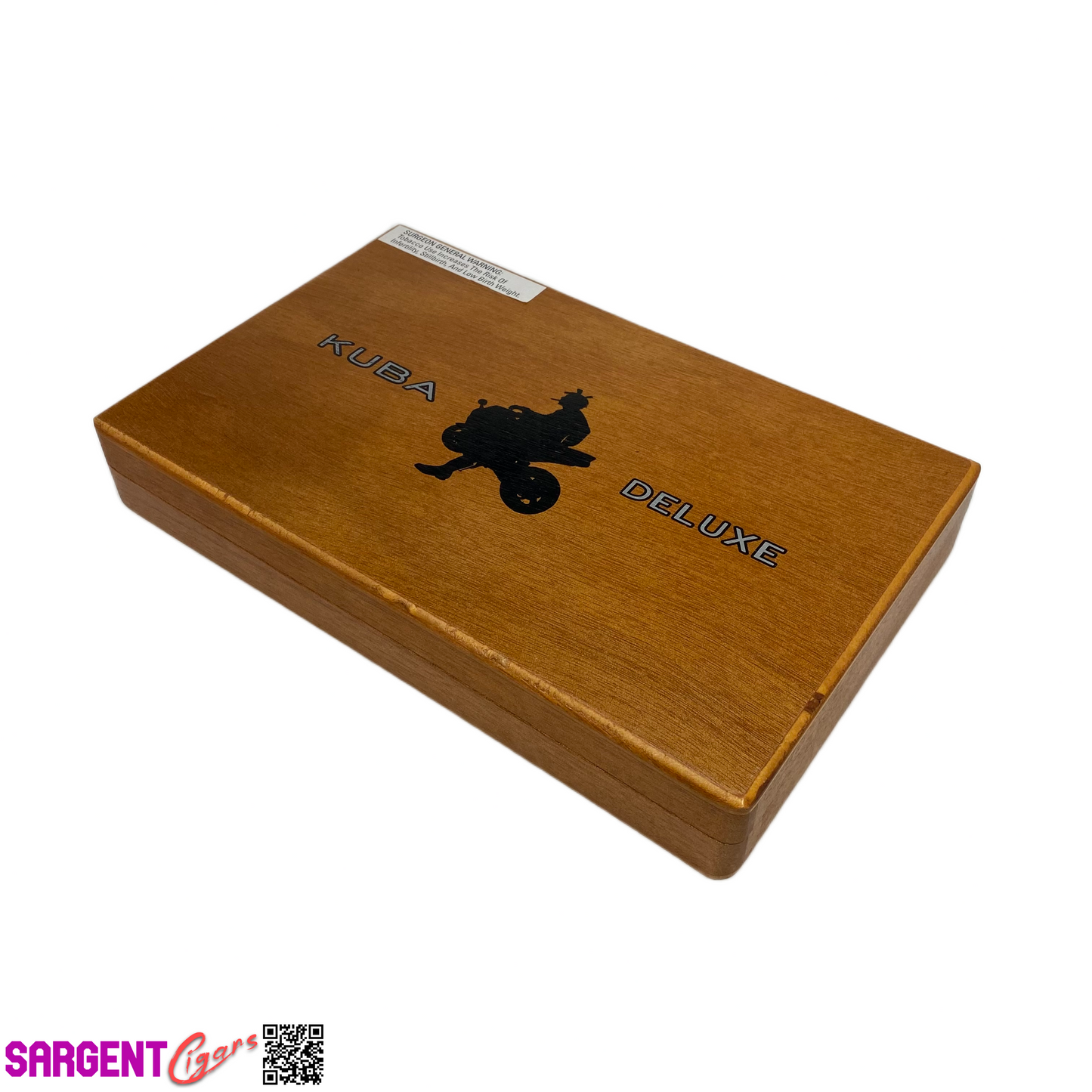 Acid Kuba Deluxe Empty Wooden Cigar Box 11.75x7.25x1.75